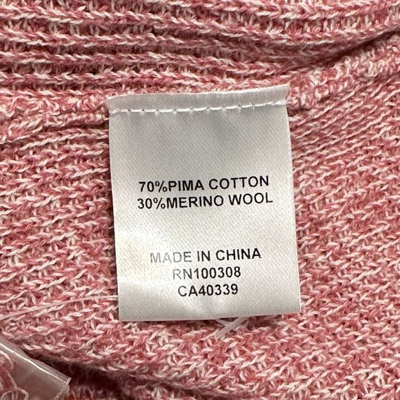 Peter Millar Crown Kitts Twisted 1/4 Zip Sweater Lyche Red Size L MS23S05 NWT - Picture 8 of 11